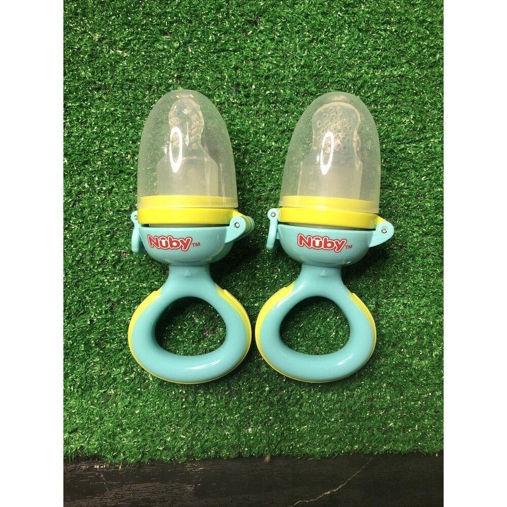 Nuby Twist n' Feed First Soft Foods Feeder For Age 10+ Months BPA Free 2 Pack